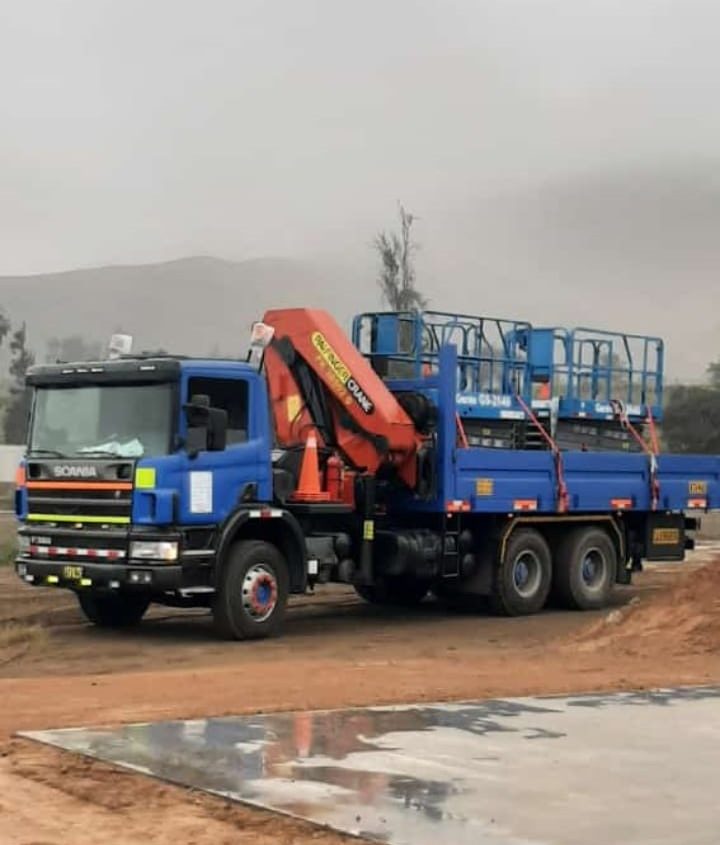 Grúas articuladas equipadas para la minería y construcción